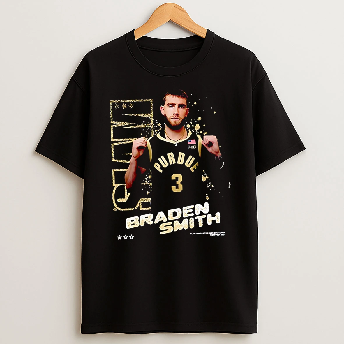 Slam Braden Smith Purdue Boilermakers Mens Basketball Tshirt Hoodie