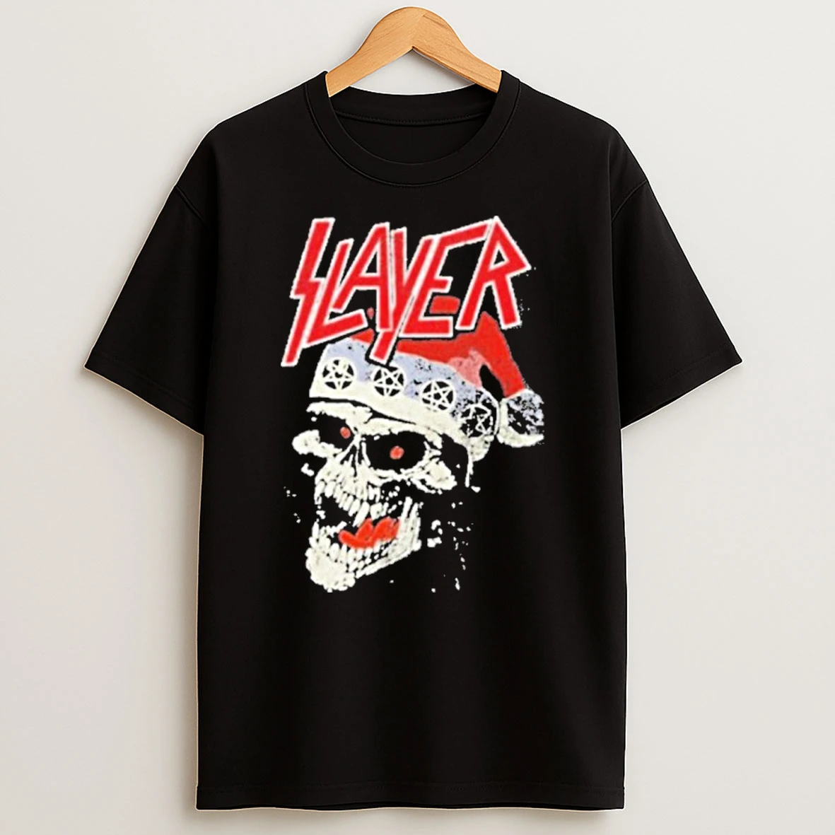 Slayer Laughing Skull Holiday Christmas Tshirt Hoodie