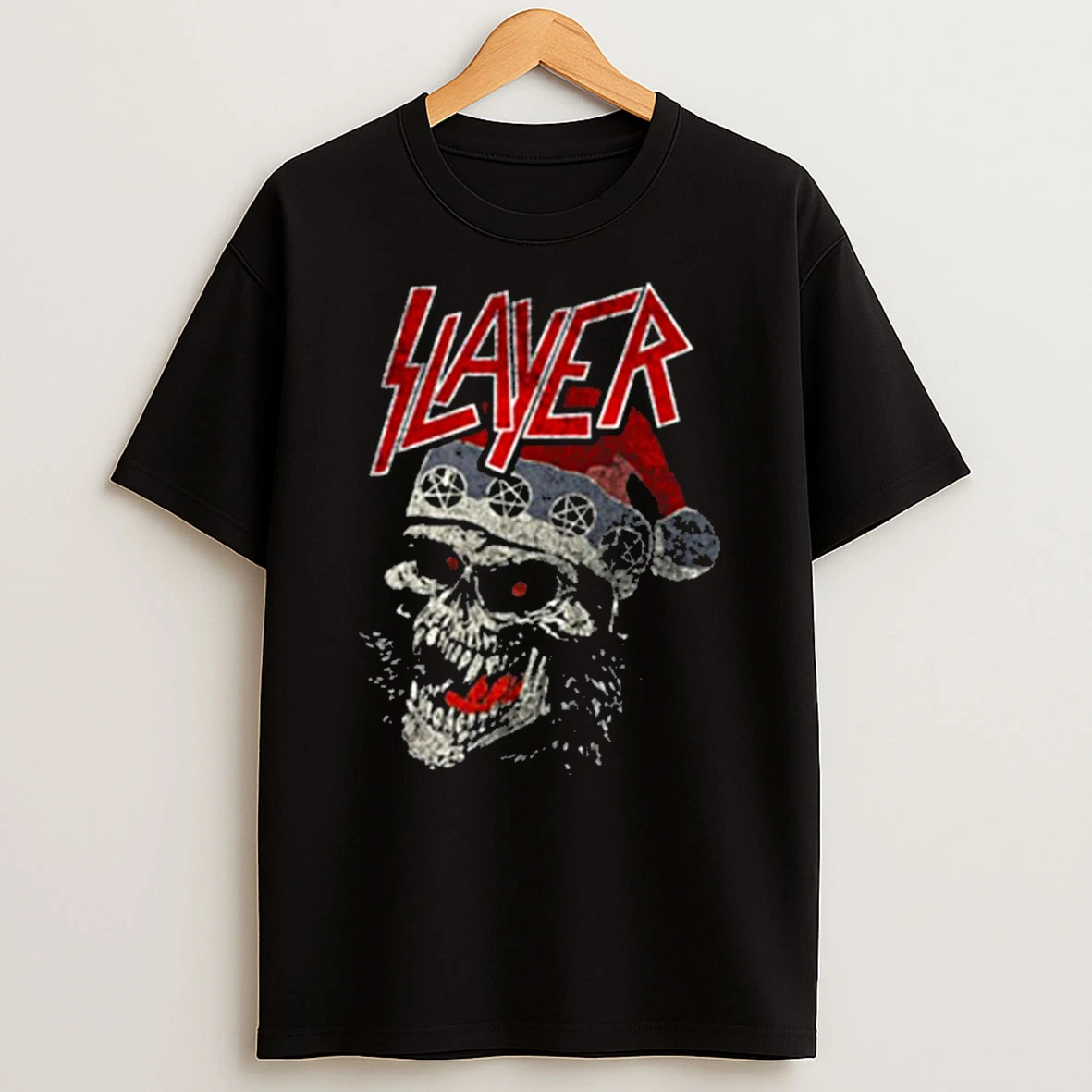 Slayer Laughing Skull Holiday Tshirt Hoodie