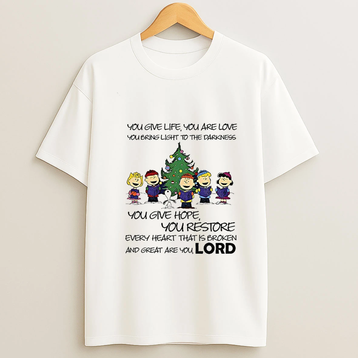 Snoopy And Charlie Brown Peanuts You Give Life You Are Love You Bring Light To The Darkness Tshirt Hoodie