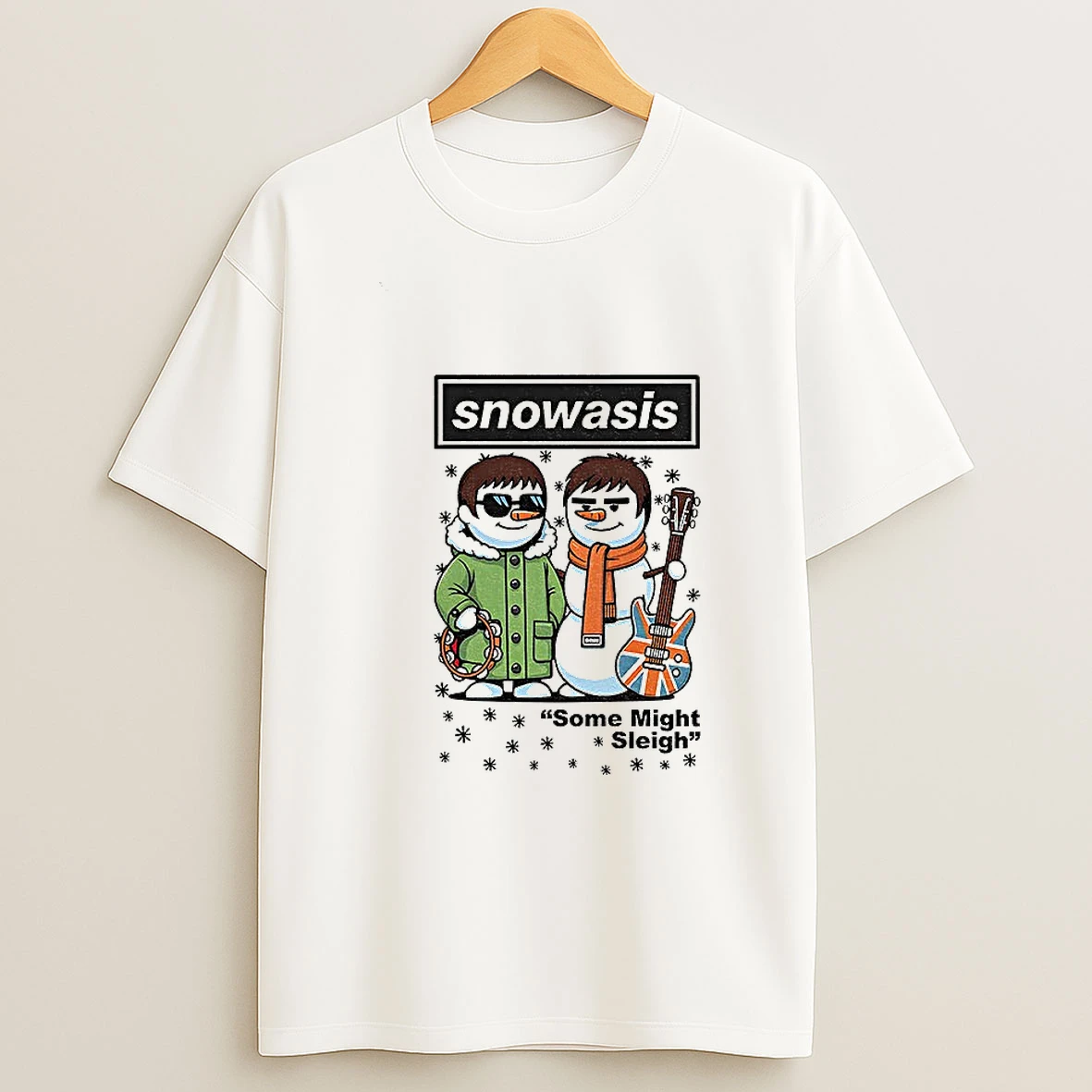 Snowasis Some Might Sleigh Christmas Tshirt Hoodie