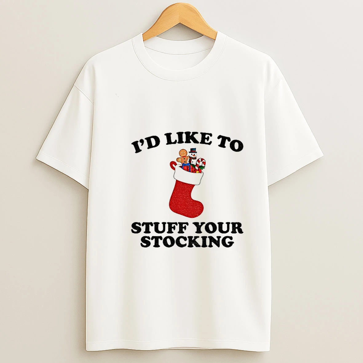 Sock Id Like To Stuff Your Stocking Merry Christmas 2025 Tshirt Hoodie