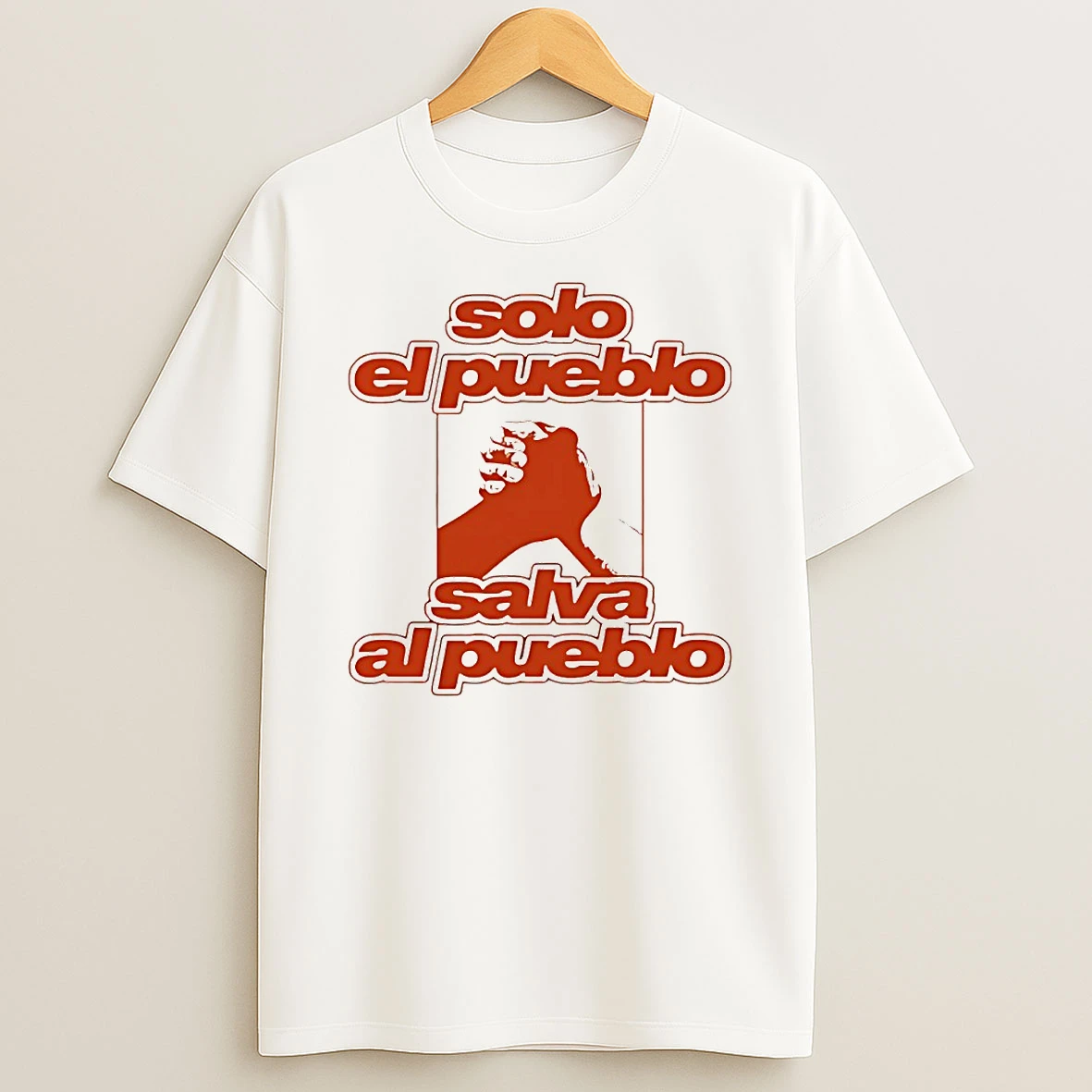 Solo El Pueblo Salva Al Pueblo Circle Tshirt Hoodie