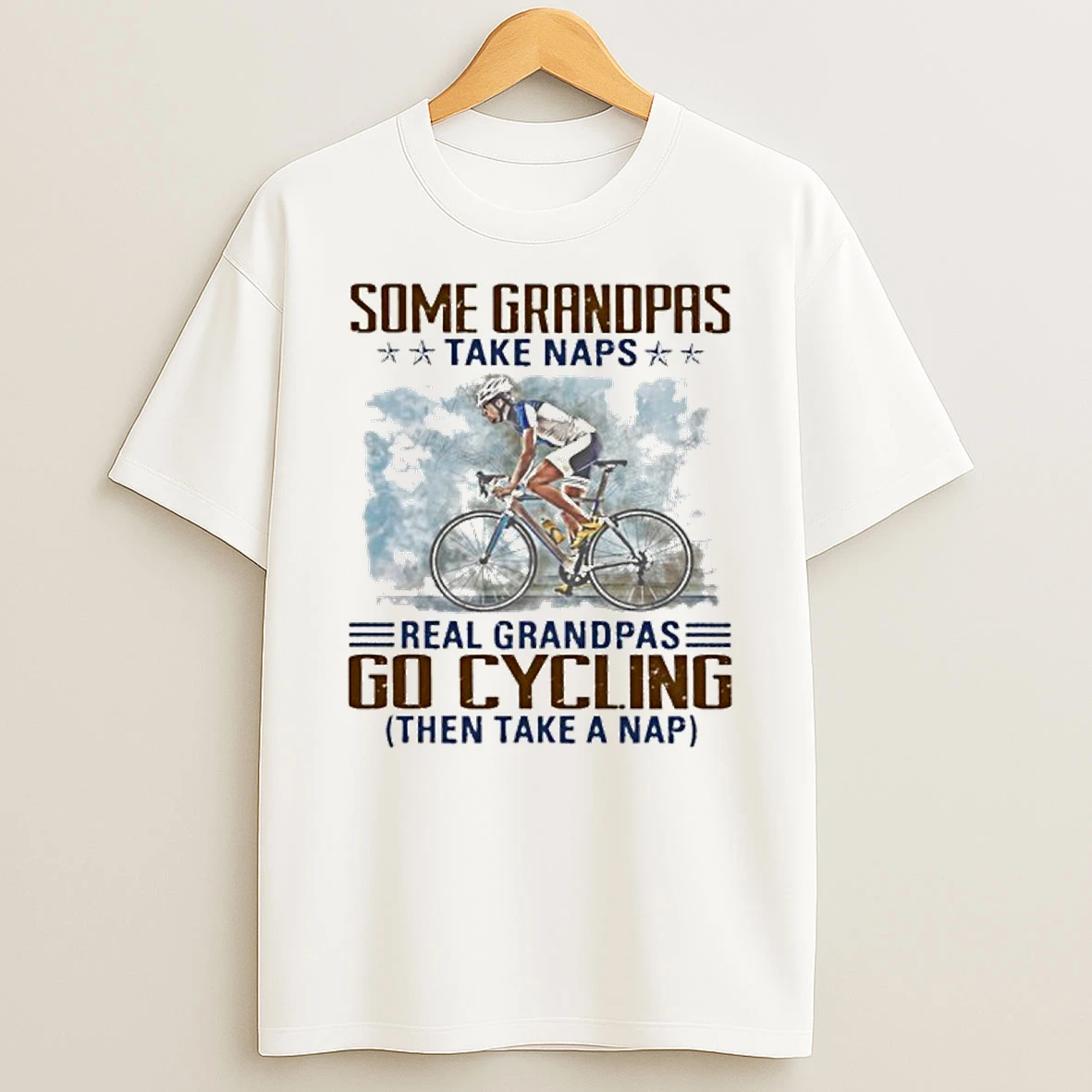 Some Grandpas Take Naps Real Grandpas Go Cycling Then Take A Nap Tshirt Hoodie