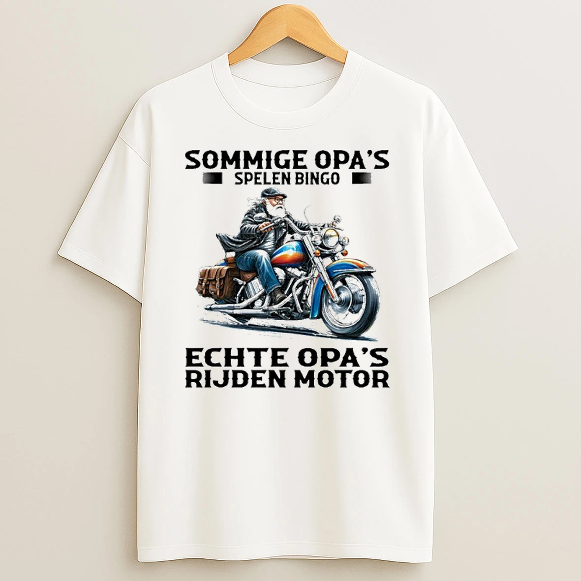 Sommige Opas Spelen Bingo Echte Opas Rijden Motor Tshirt Hoodie