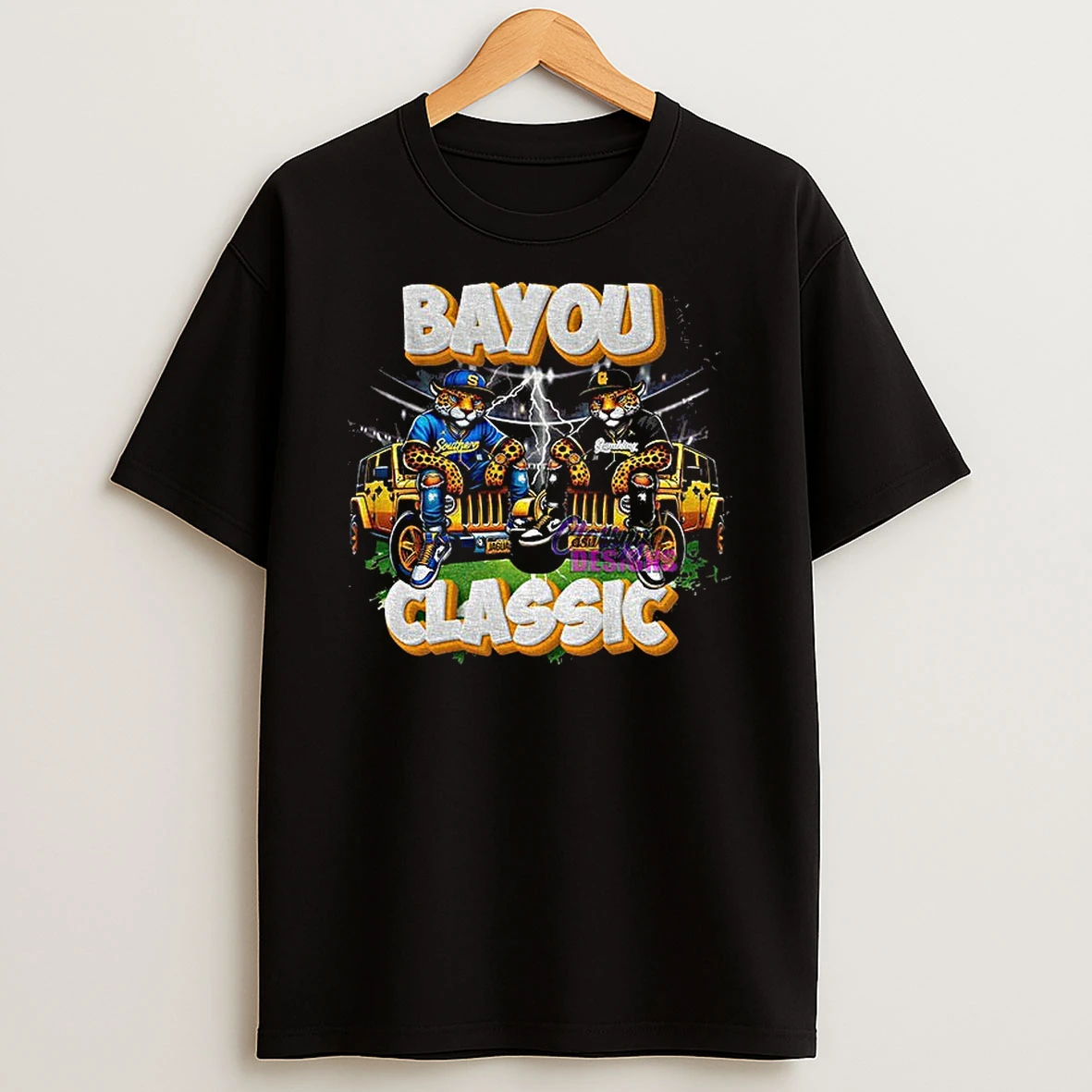 Southern Jaguars Vs Grambling State Tigers Football Bayou Classic 2025 Tshirt Hoodie