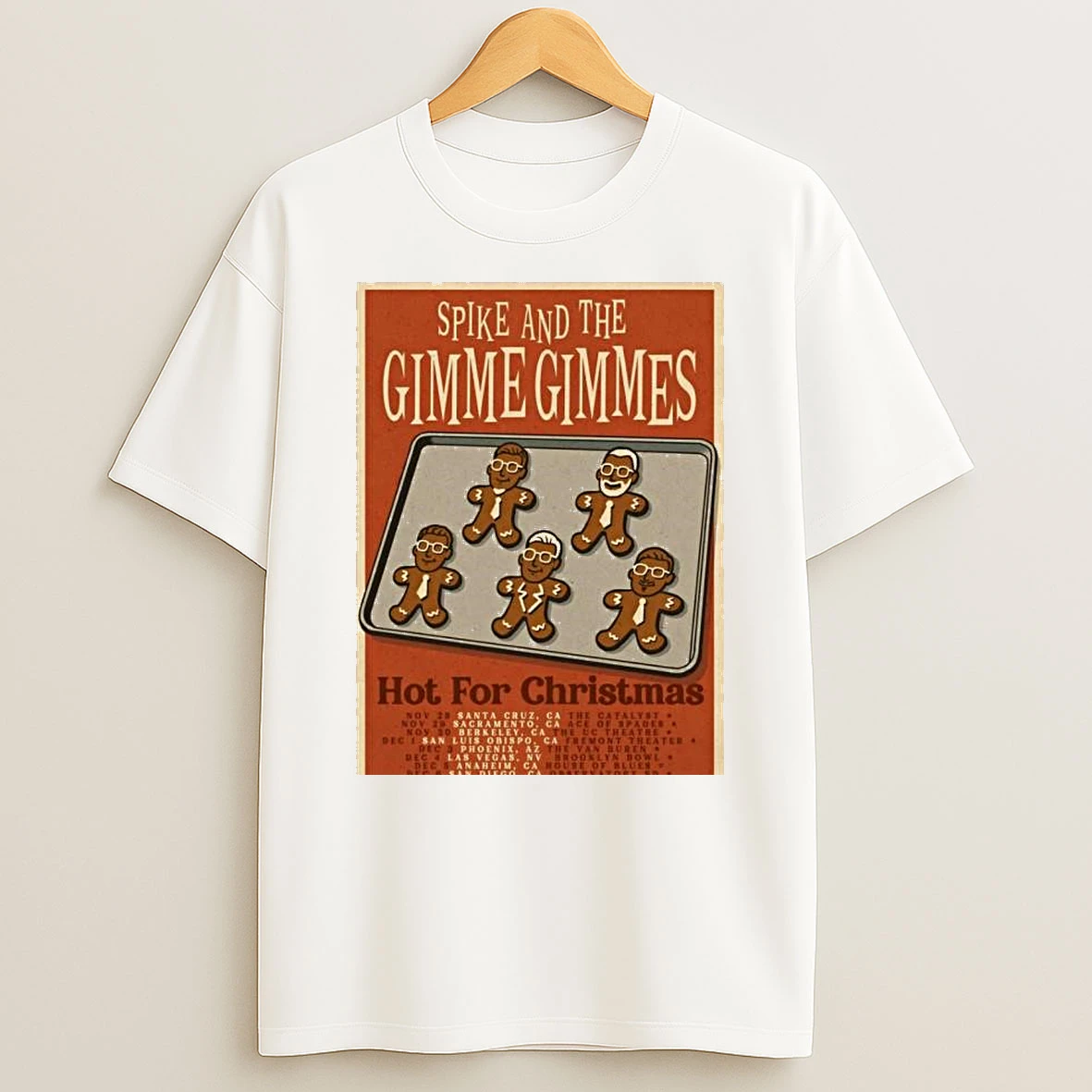 Spike And The Gimme Gimmes Hot For Christmas 2025 Tour Tshirt Hoodie