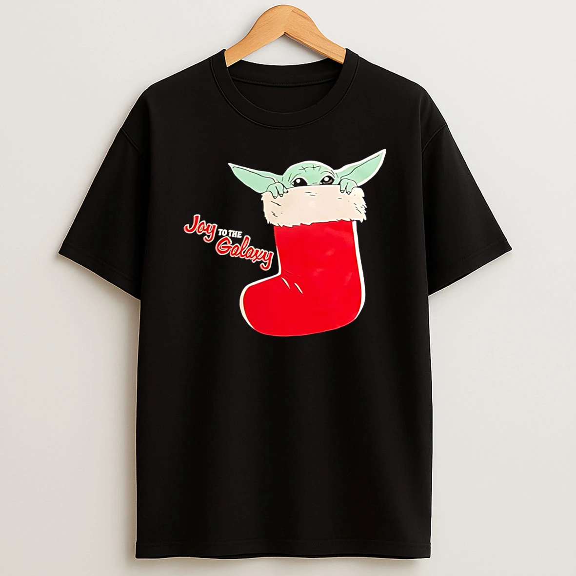Star Wars Baby Yoda Joy To The Galaxy Tshirt Hoodie