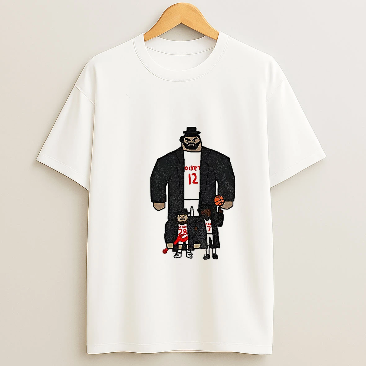 Steven Adams Alperen Sengun Kevin Durant Cartoon Houston Rockets Nba Basketball Tshirt Hoodie