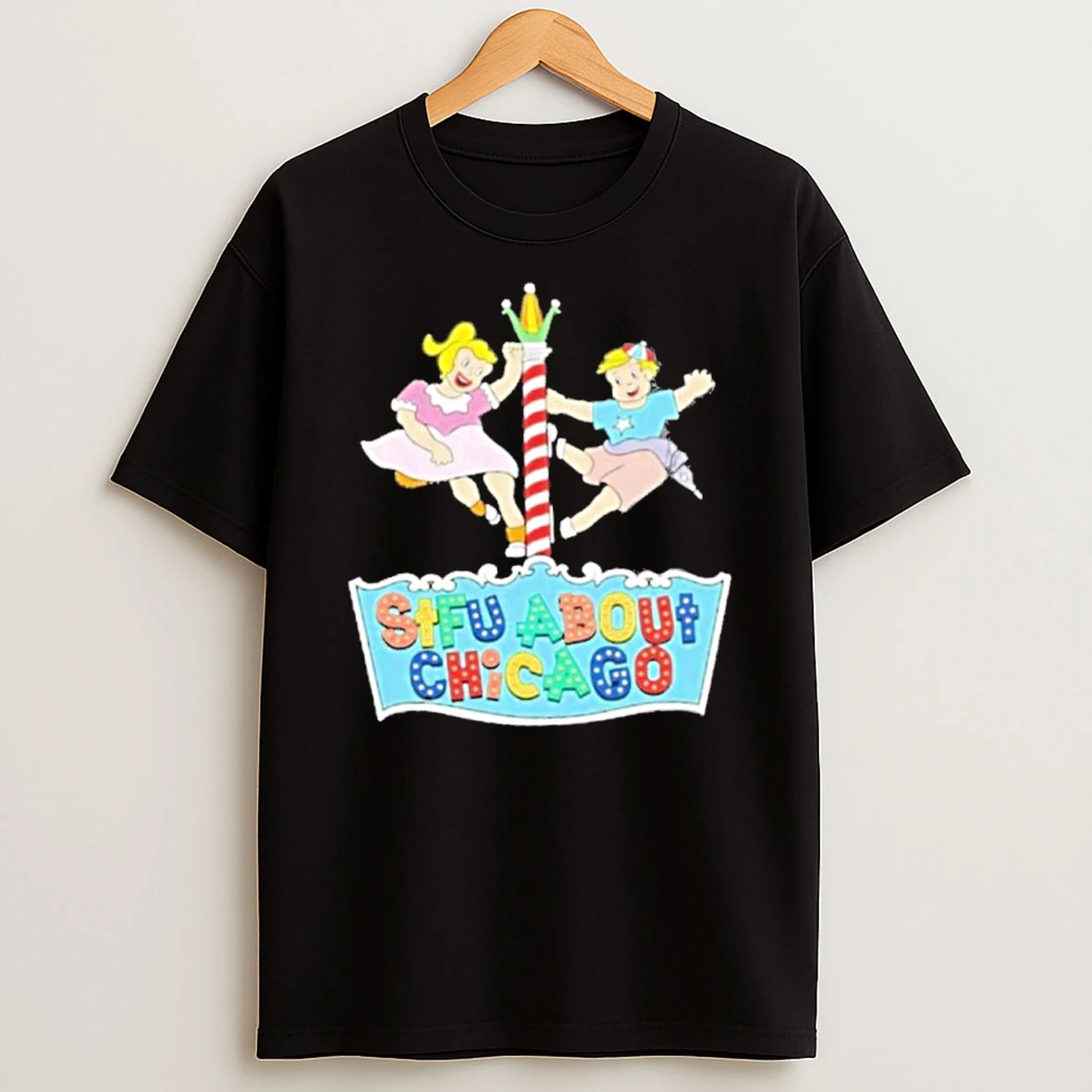 Stfu About Chicago Kiddieland Tshirt Hoodie
