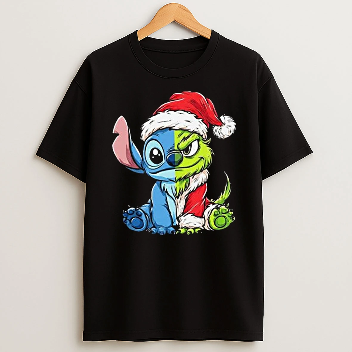 Stitch And Grinch Gritch Merry Christmas Tshirt Hoodie