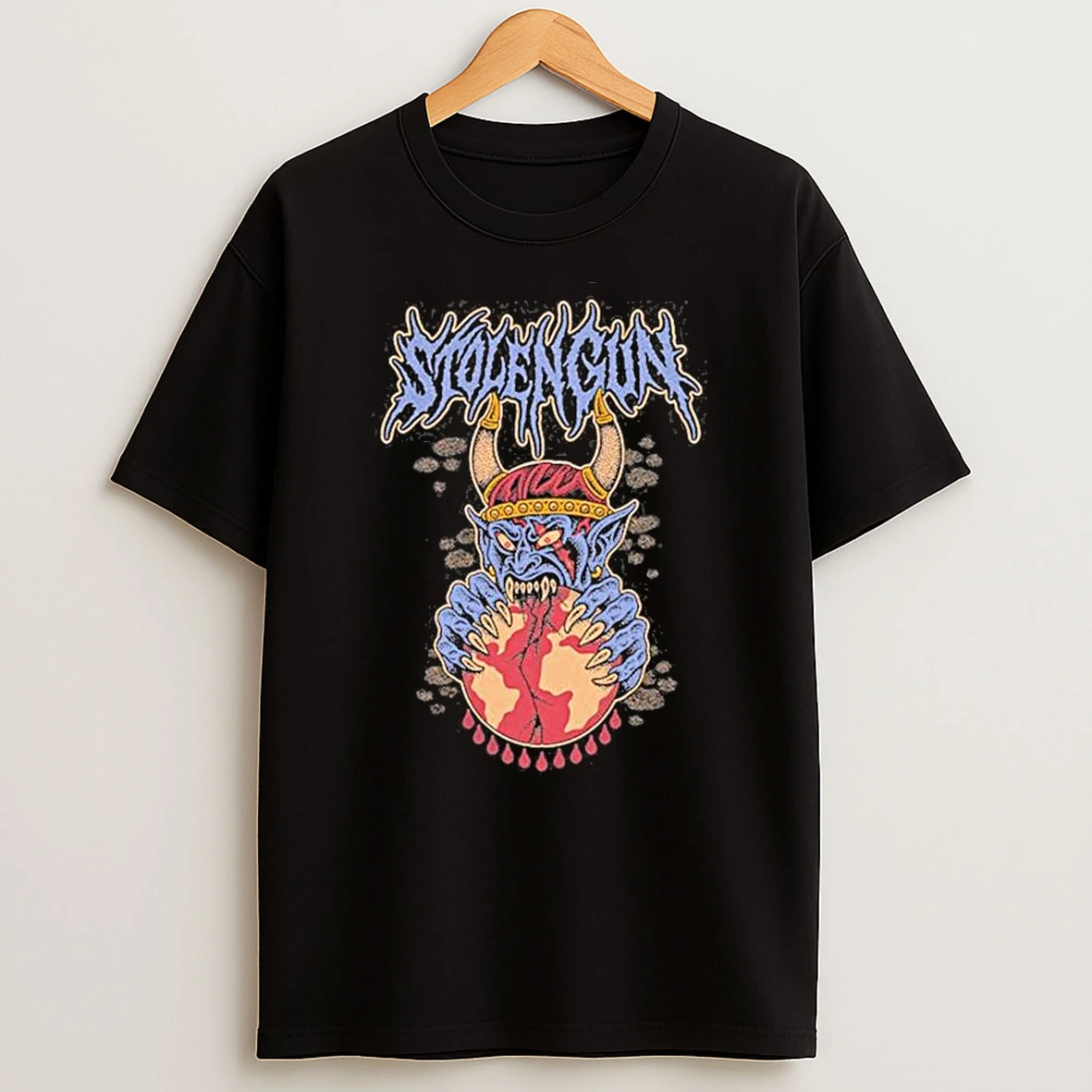 Stolen Gun World Eater Tshirt Hoodie