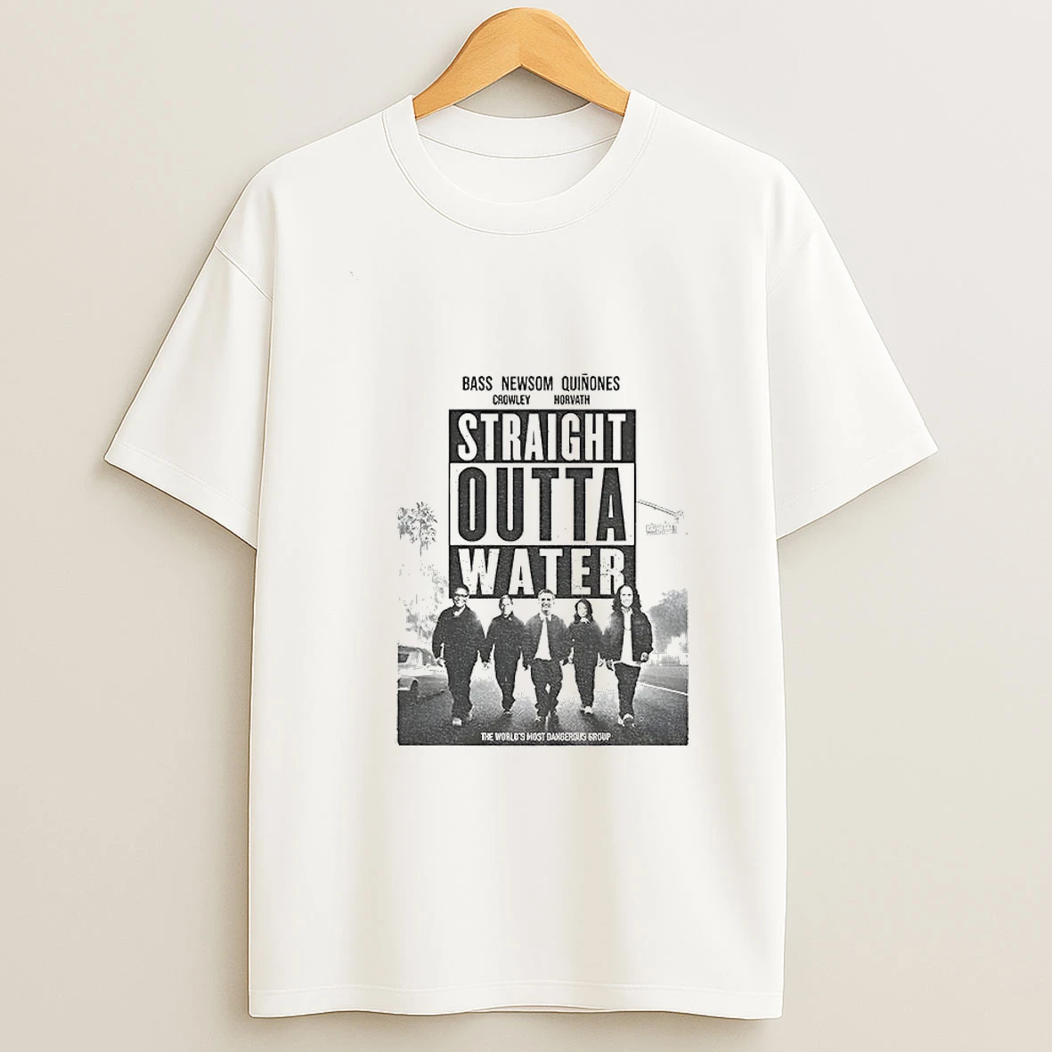 Straight Outta Water Bass Newsom Quinones Crowley Horvath Tshirt Hoodie
