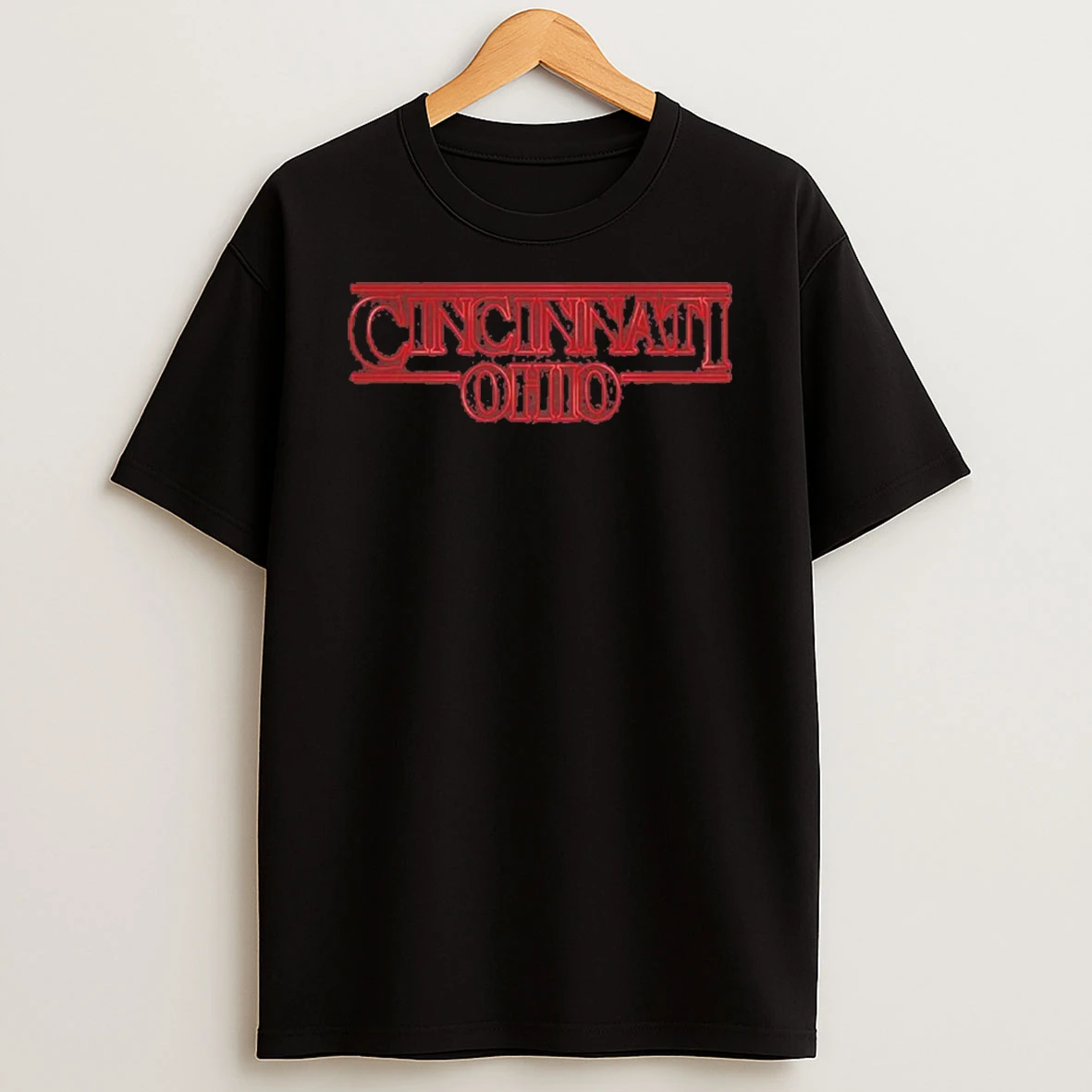 Stranger Things 5 X Cincinnati Ohio Tshirt Hoodie