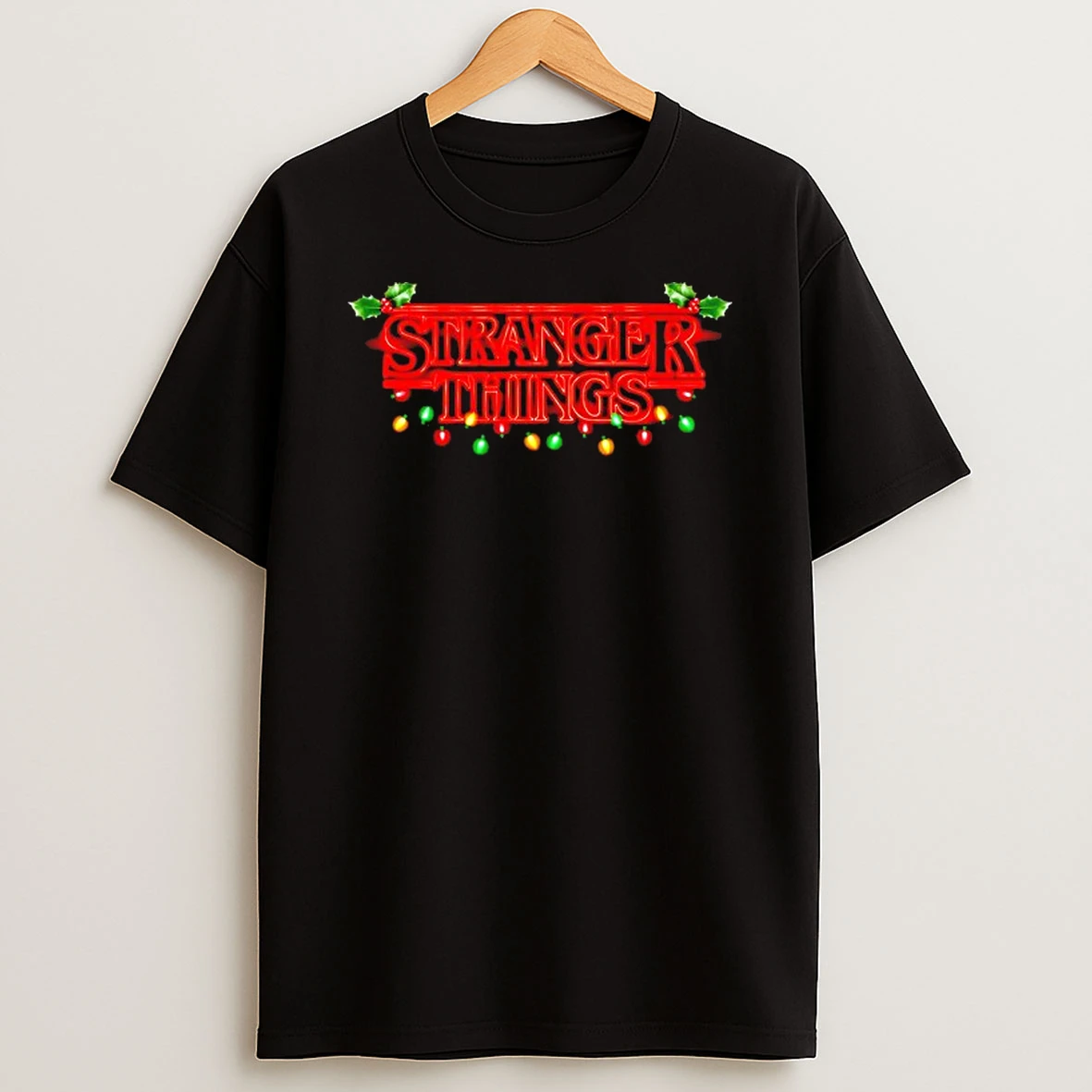 Stranger Things Christmas Lights Tshirt Hoodie