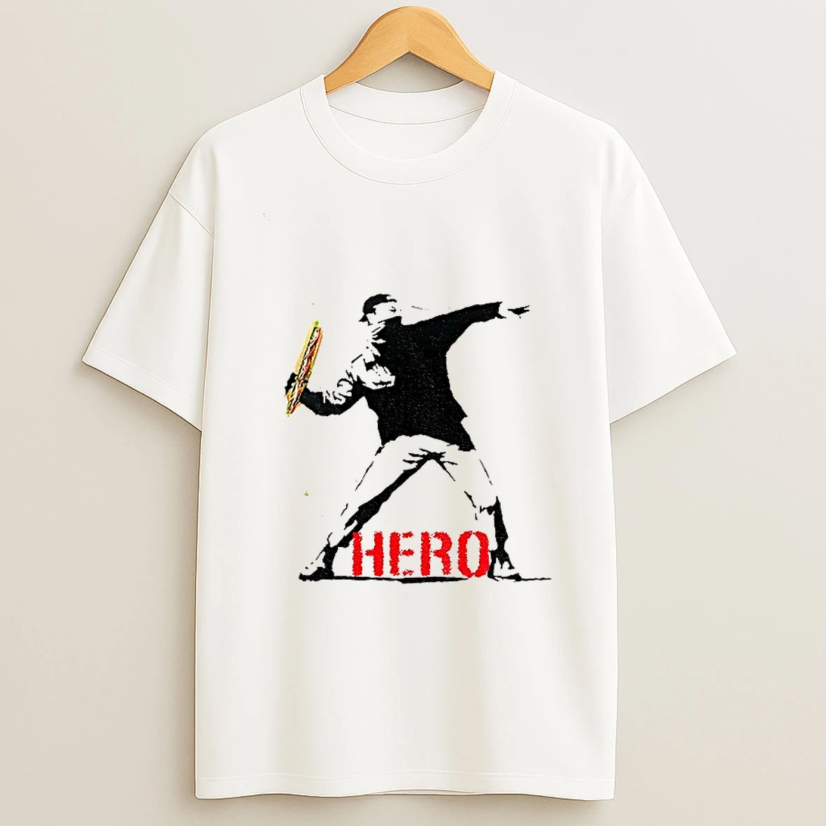 Subway Sandwich Guy Washington D C Subway Hero Throwing Tshirt Hoodie