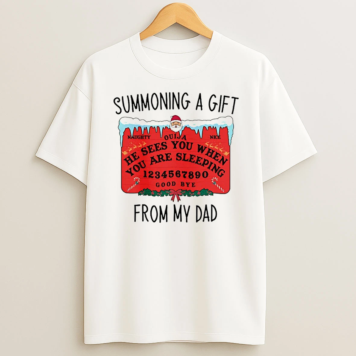 Summoning A Gift From My Dad Circle Tshirt Hoodie