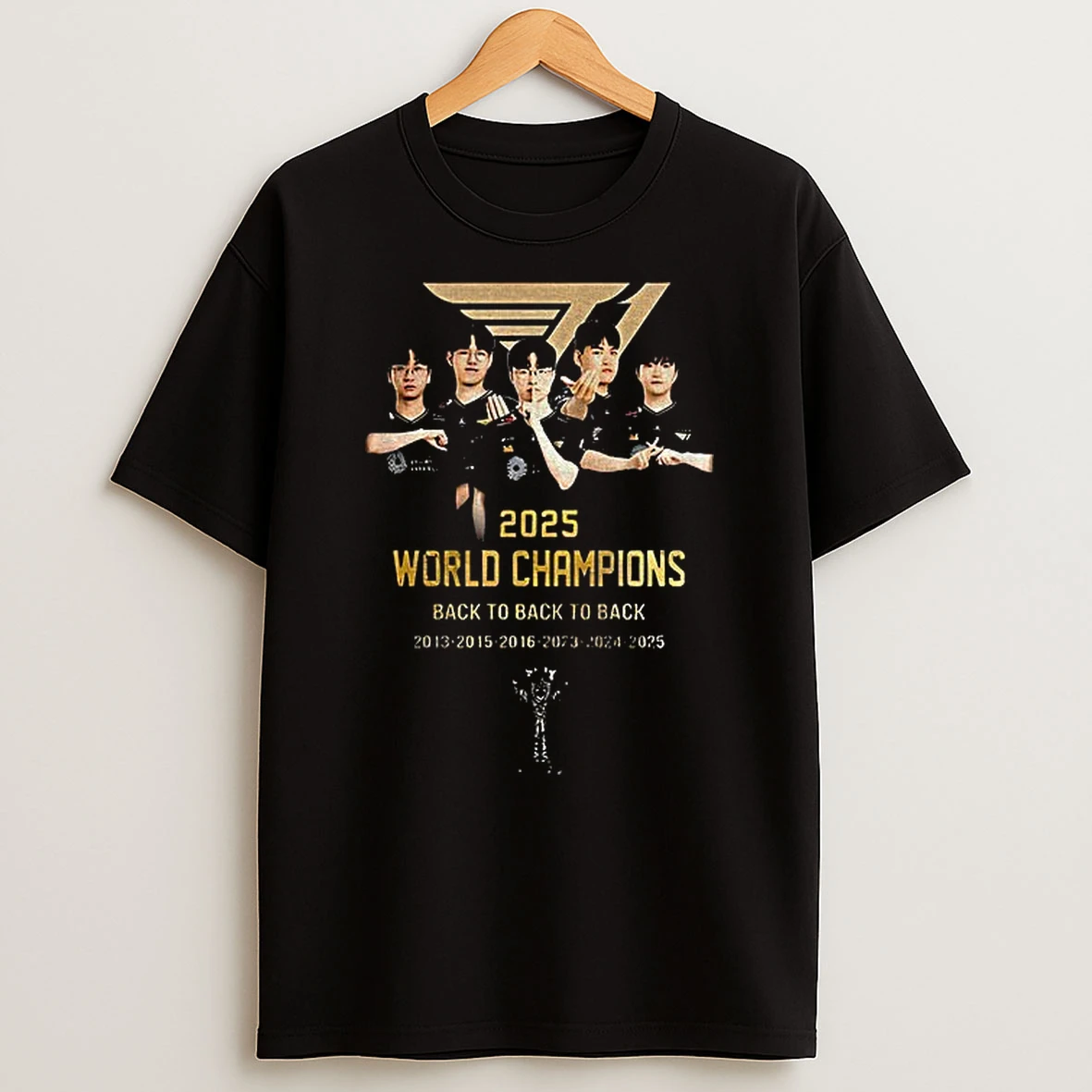 T1 6time World Champions 2025 Lol World Champions Our Time Our Legacy Tshirt Hoodie