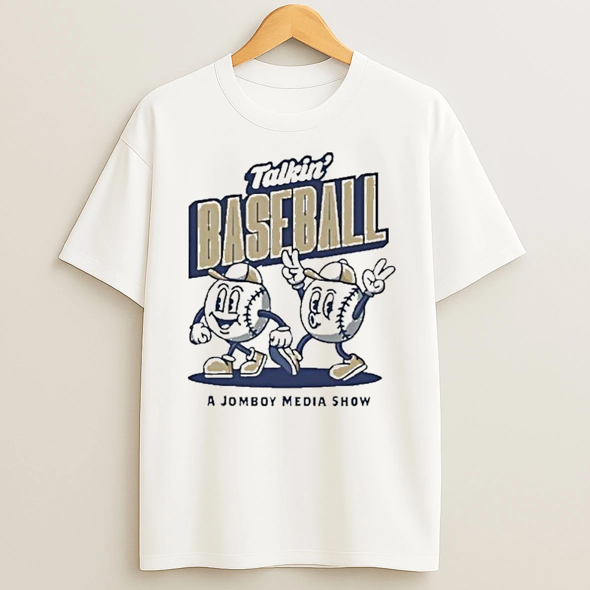 Talkin Yanks A Tomboy Media Show Baseball V Sign Hands Cartoons Tshirt Hoodie