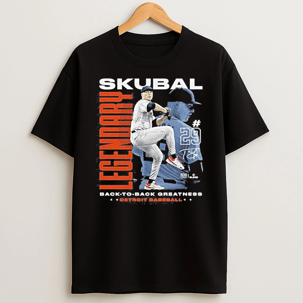 Tarik Skubal Detroit Tigers Legendary Back 2 Back Greatness Tshirt Hoodie
