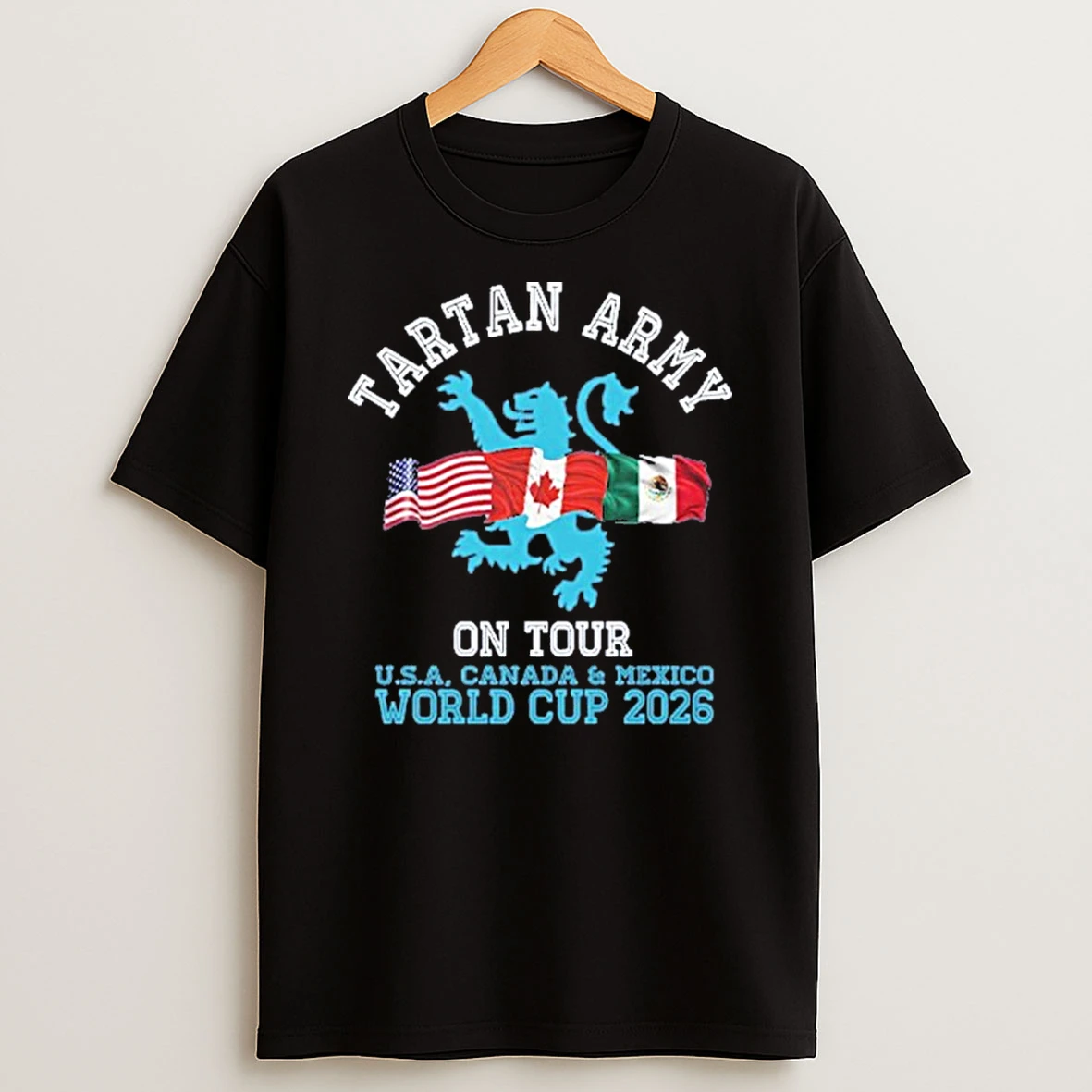 Tartan Army On Tour Scotland World Cup 2026 Tshirt Hoodie