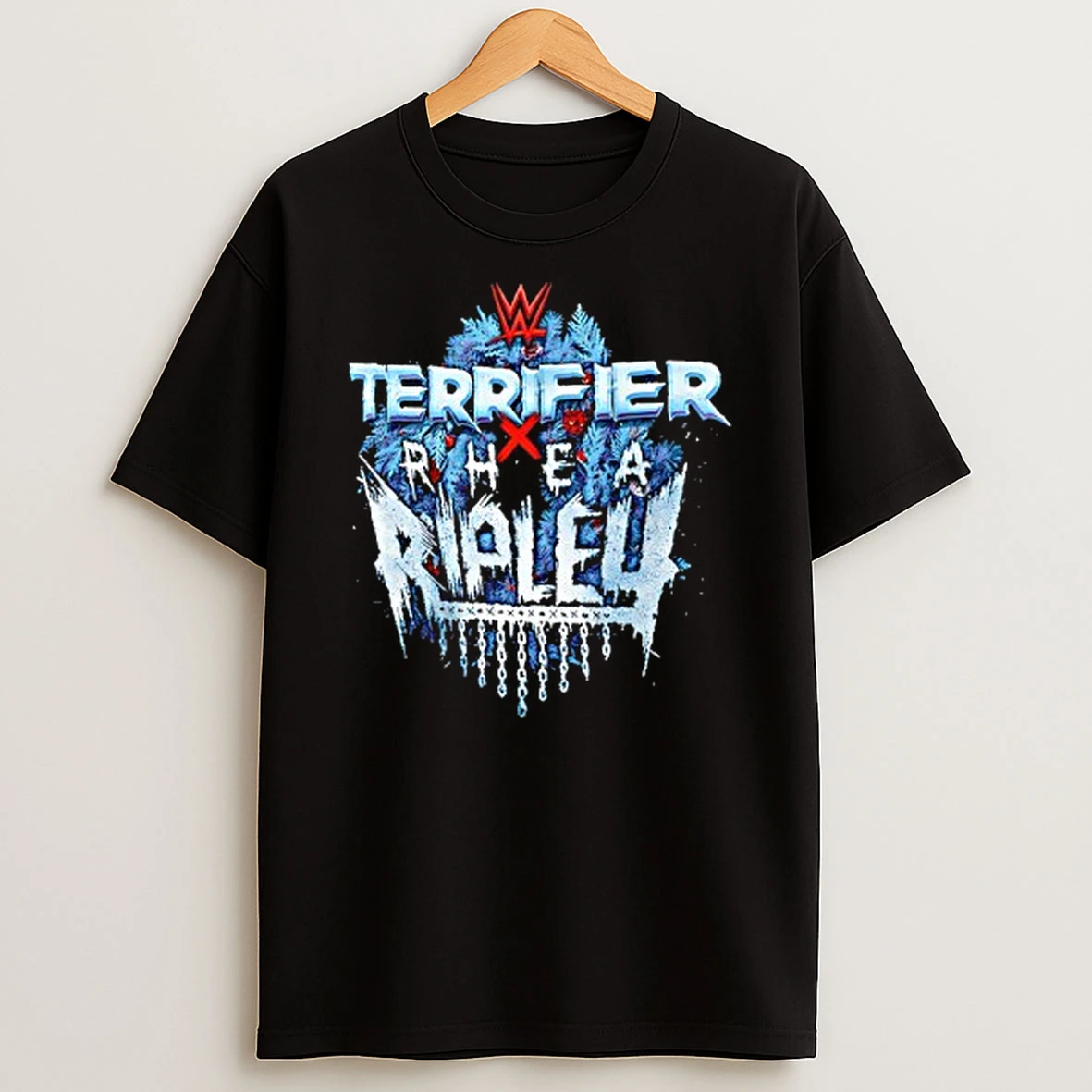 Terrifier X Rhea Ripley Christmas Logo Tshirt Hoodie