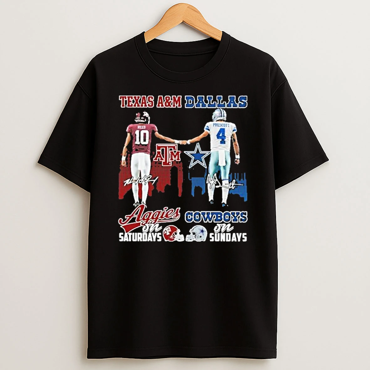 Texas Am Dallas Aggies Cowboys Player Vintage Tshirt Hoodie