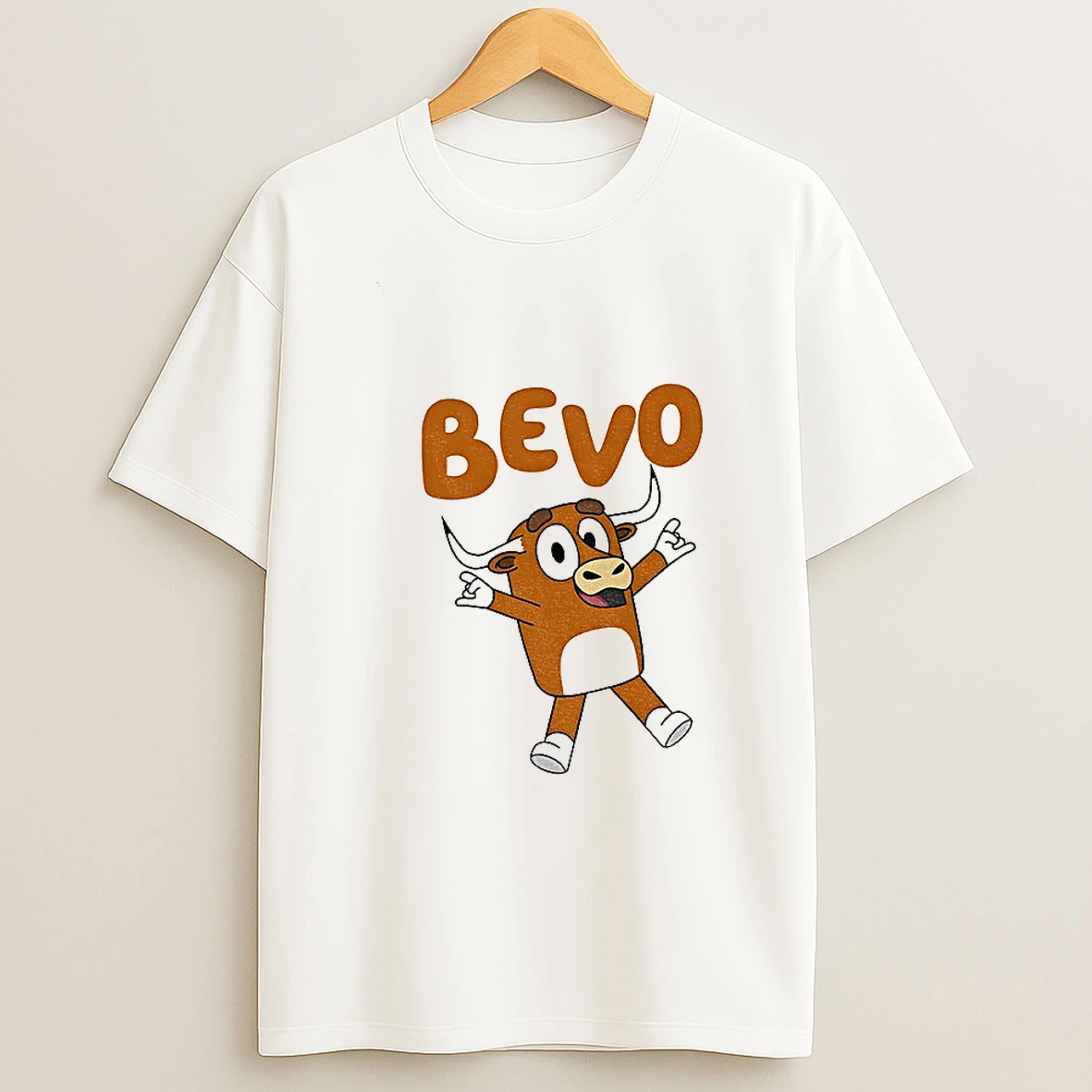 Texas Bevo Mascot Longhorns Game Day Tshirt Hoodie