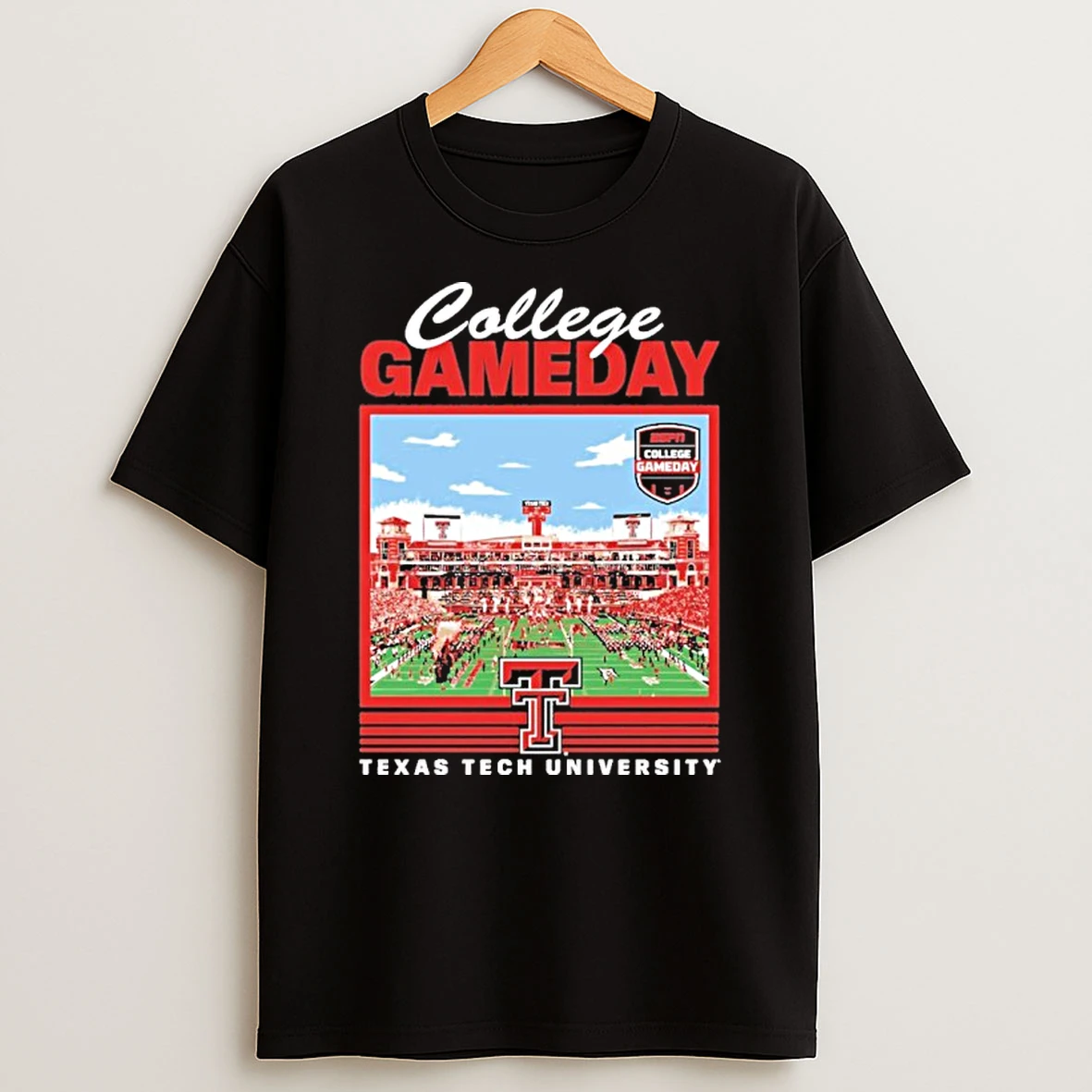 Texas Tech Football 2025 College Gameday Stadium Tshirt Hoodie