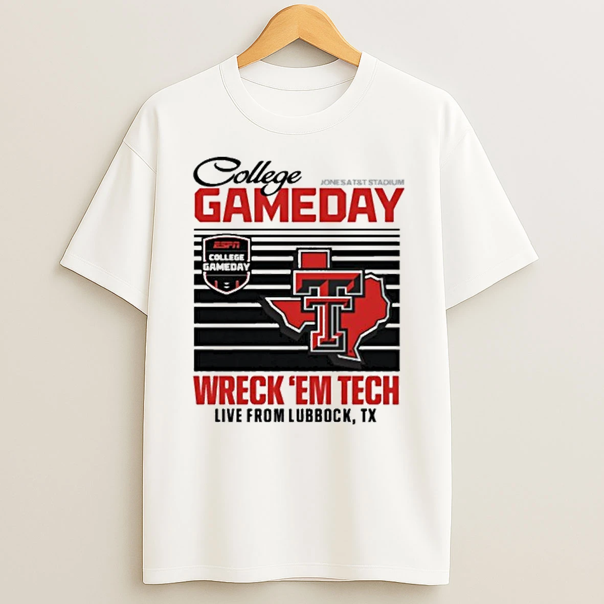 Texas Tech Red Raiders College Gameday Wreck Em Live From Lubbock Tx Tshirt Hoodie