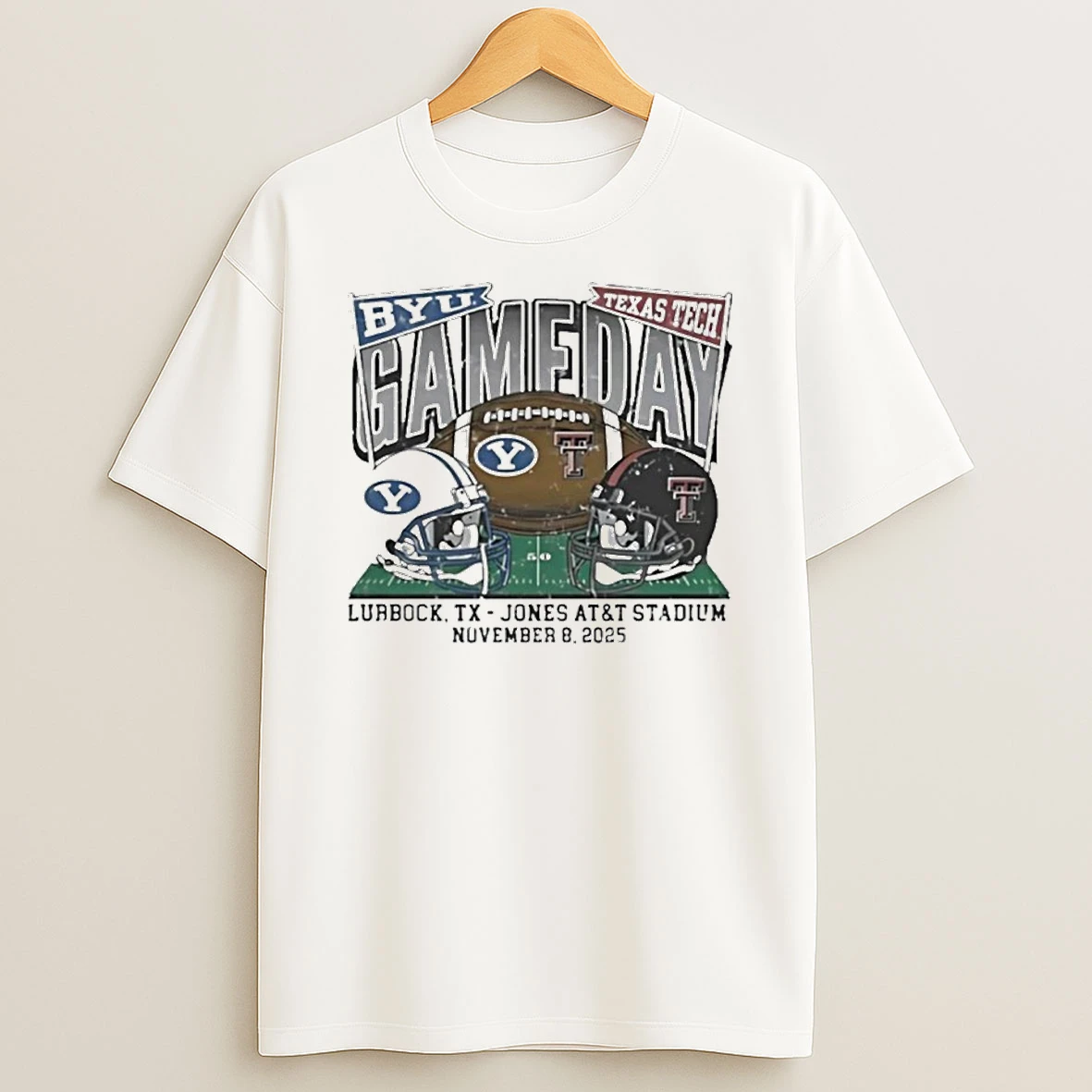 Texas Tech Red Raiders Vs Byu Cougars 2025 Gameday Matchup Tshirt Hoodie