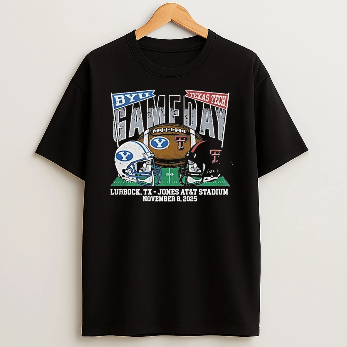 Texas Tech Red Raiders Vs Byu Cougars 2025 Gameday Football Tshirt Hoodie