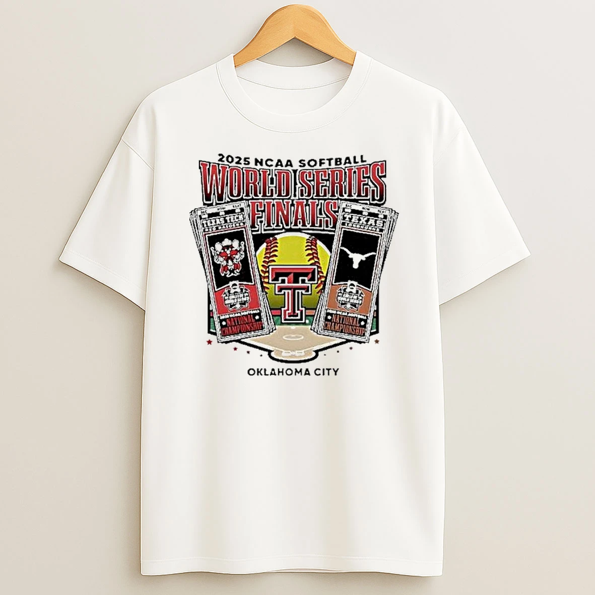 Texas Tech X Texas Longhorns Ncaa Softball World Series Finals 2025 Tshirt Hoodie