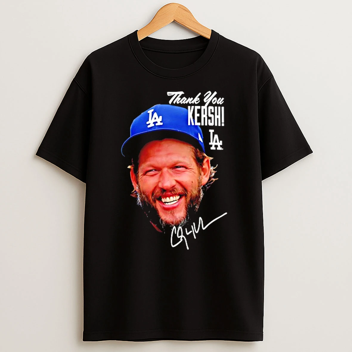 Thank You Clayton Kershaw Los Angeles Dodgers Retirement Signature Tshirt Hoodie