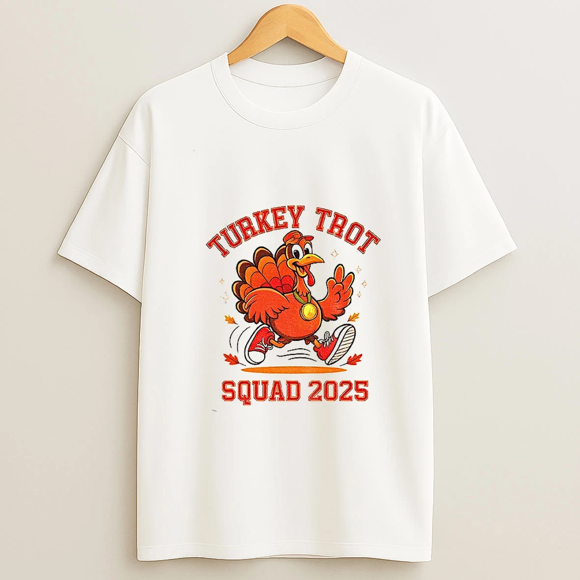 Thanksgiving Day Running Turkey Trot Squad 2025 Tshirt Hoodie