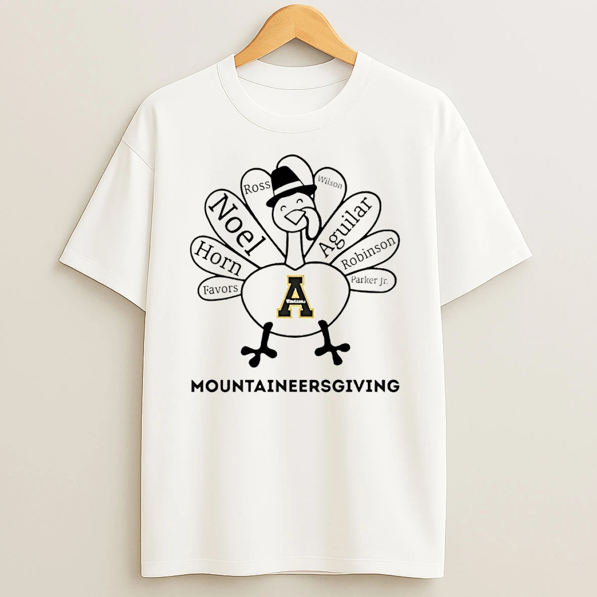 Thanksgiving With Appalachian State Mountaineers Heroes Tshirt Hoodie