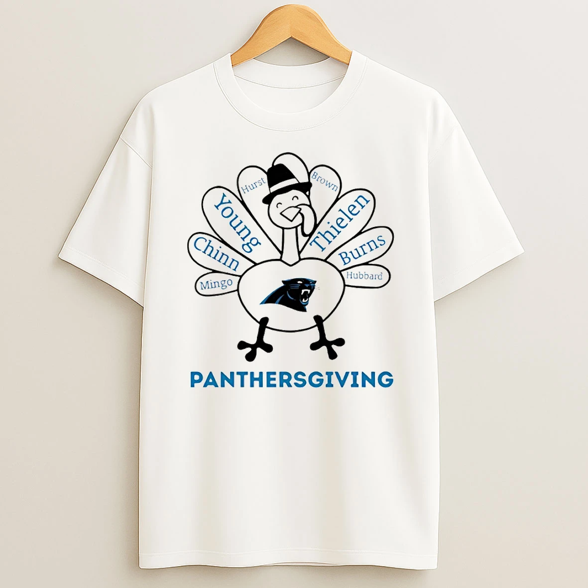 Thanksgiving With Carolina Panthers Heroes Tshirt Hoodie