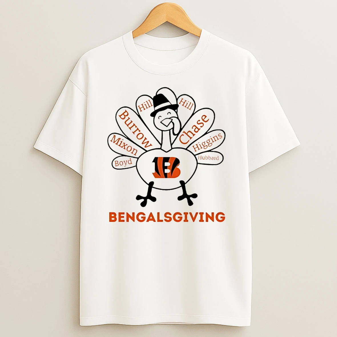 Thanksgiving With Cincinnati Bengals Heroes Tshirt Hoodie