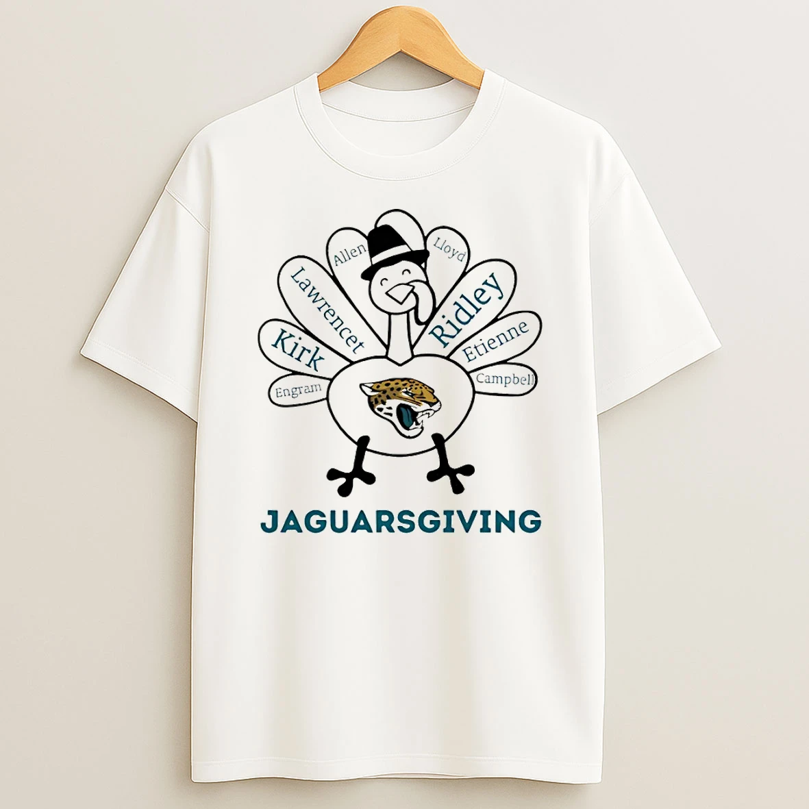 Thanksgiving With Jacksonville Jaguars Heroes Tshirt Hoodie