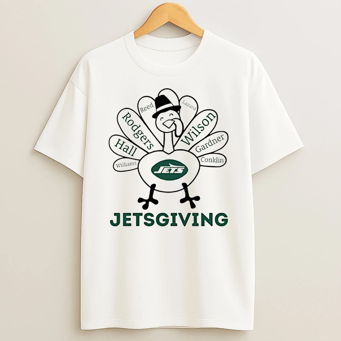 Thanksgiving With New York Jets Heroes Tshirt Hoodie