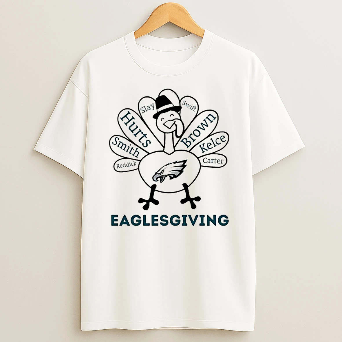 Thanksgiving With Philadelphia Eagles Heroes Tshirt Hoodie