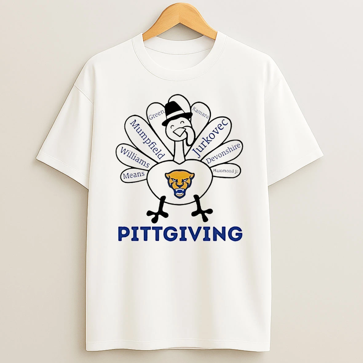 Thanksgiving With Pitt Panthers Heroes Tshirt Hoodie