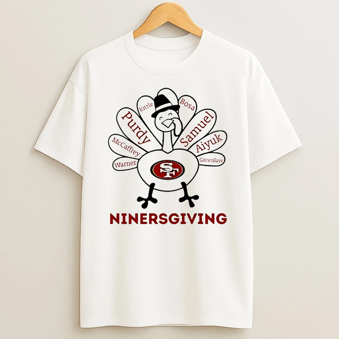 Thanksgiving With San Francisco 49ers Heroes Tshirt Hoodie
