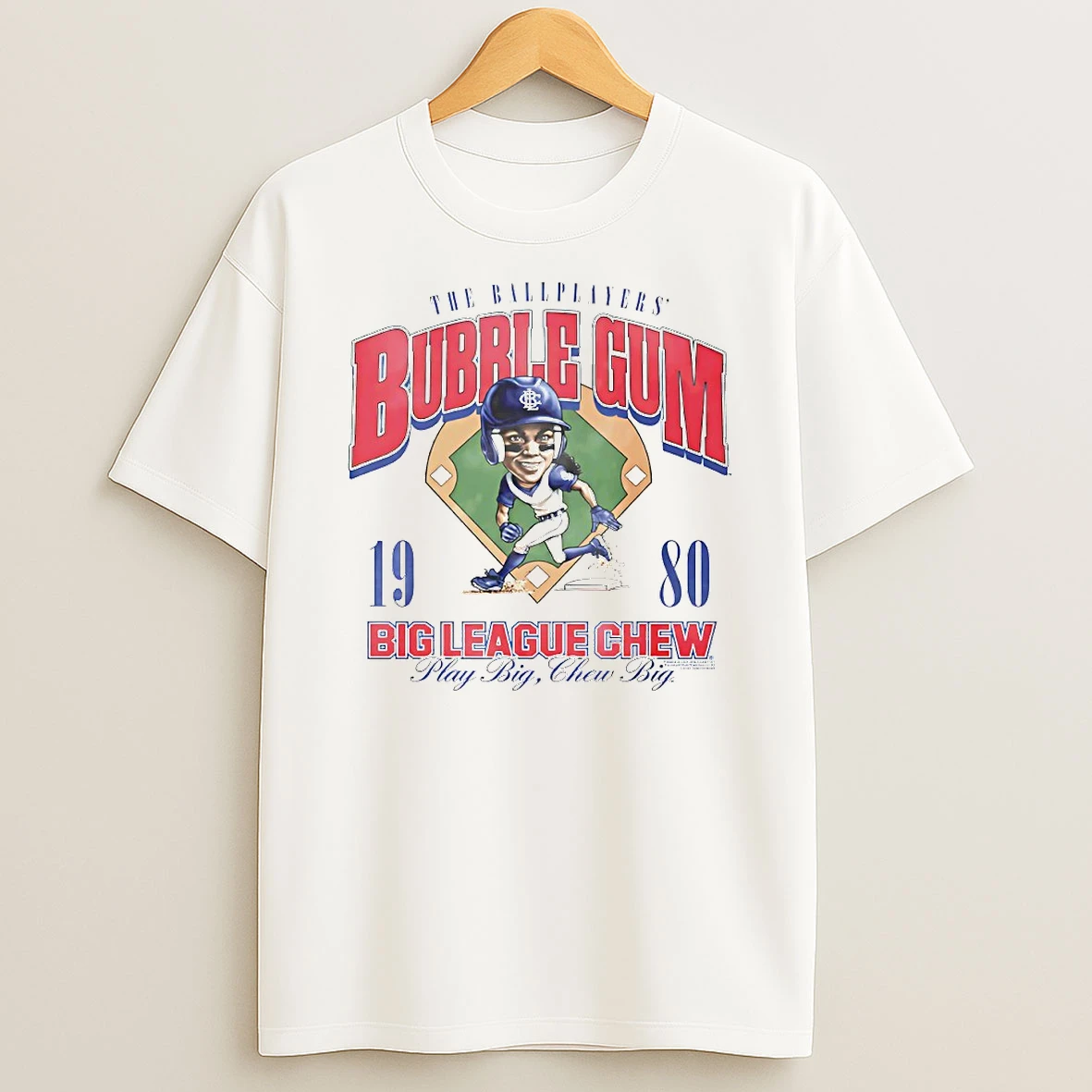 The Ballplayers Bubble Gum 1980 Big League Chew Circle Tshirt Hoodie