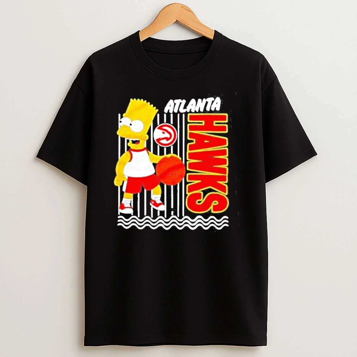 The Bart Simpson X Atlanta Hawks Nba Mashup Premium Tshirt Hoodie