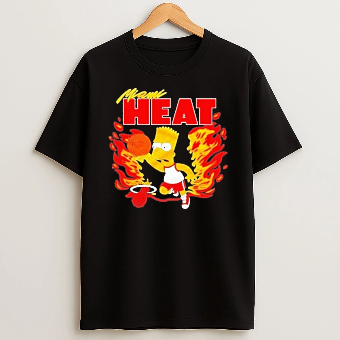 The Bart Simpson X Miami Heat Nba Tshirt Hoodie