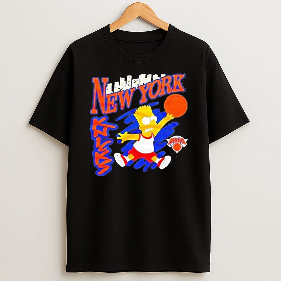 The Bart Simpson X New York Knicks Nba Tshirt Hoodie