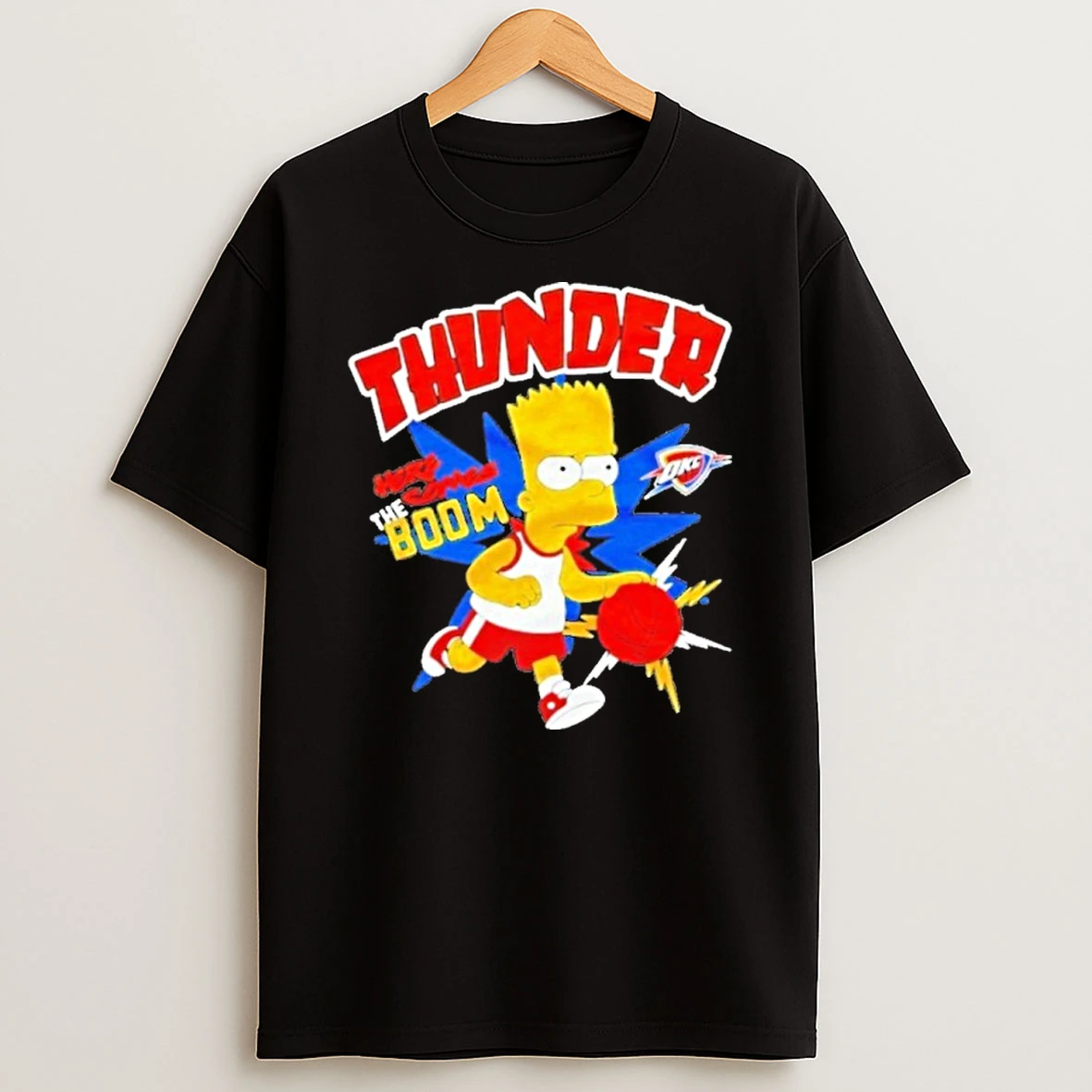 The Bart Simpson X Oklahoma City Thunder Nba Tshirt Hoodie