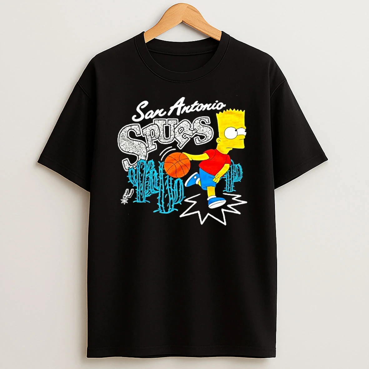 The Bart Simpson X San Antonio Spurs Nba Mashup Tshirt Hoodie