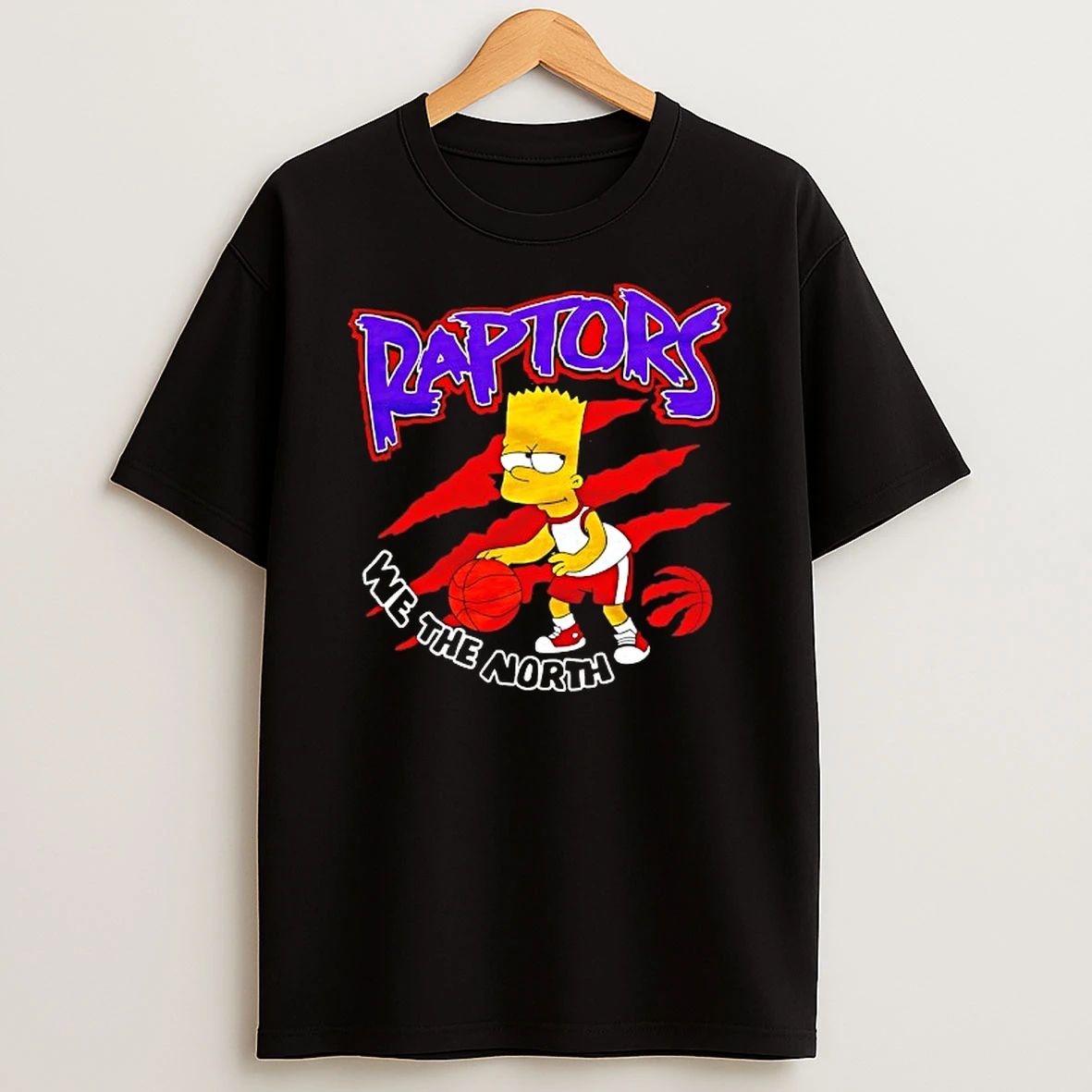 The Bart Simpson X Toronto Raptors Nba Mashup Tshirt Hoodie
